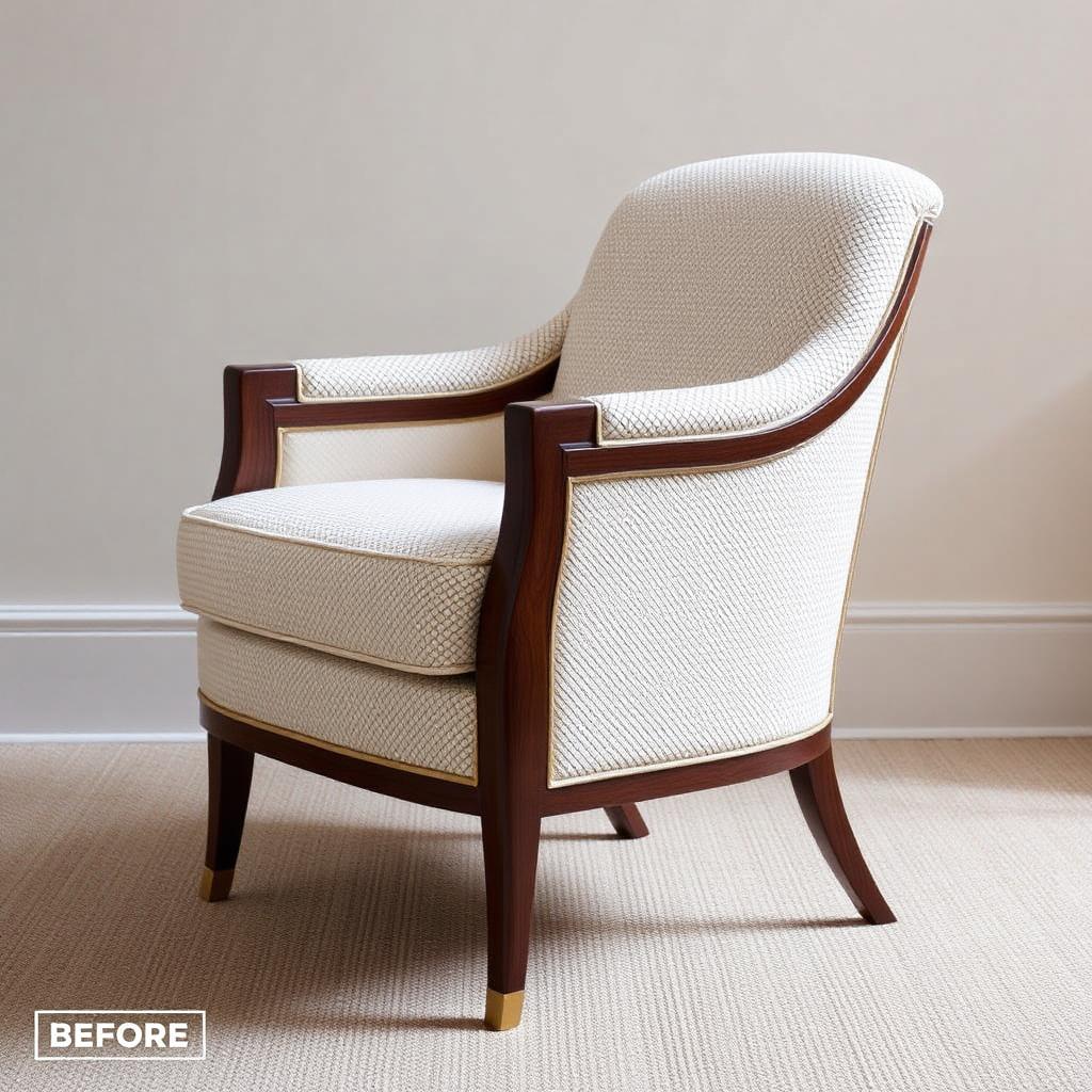 Poltrona art déco — restauro conservativo